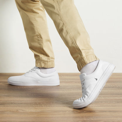 Agave Lightning Bolt Logo Men’s lace-up canvas shoes