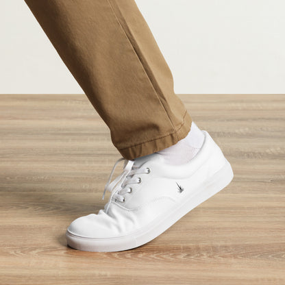Agave Lightning Bolt Logo Men’s lace-up canvas shoes