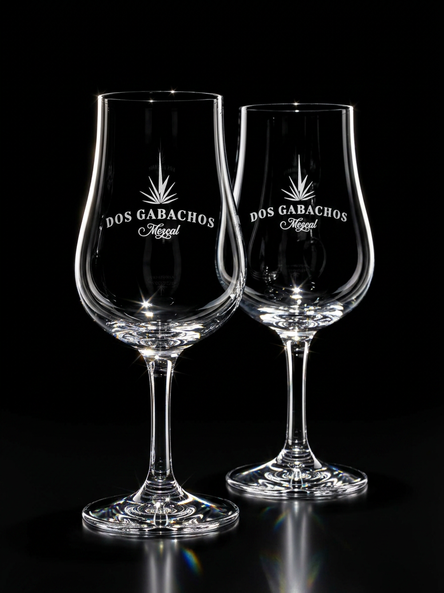 Dos Gabachos stemmed glass - Set of 2